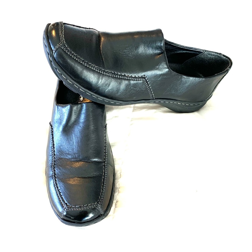 REMONTE DORNDORF Black Leather Slip on. Size 7(37)